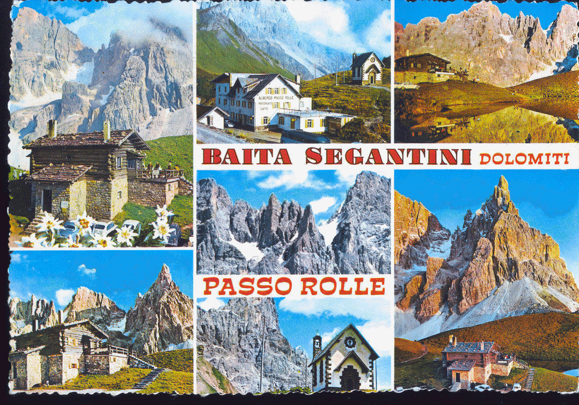 PASSO ROLLE - BAITA SEGANTINI - 7 VEDUTE - V1973