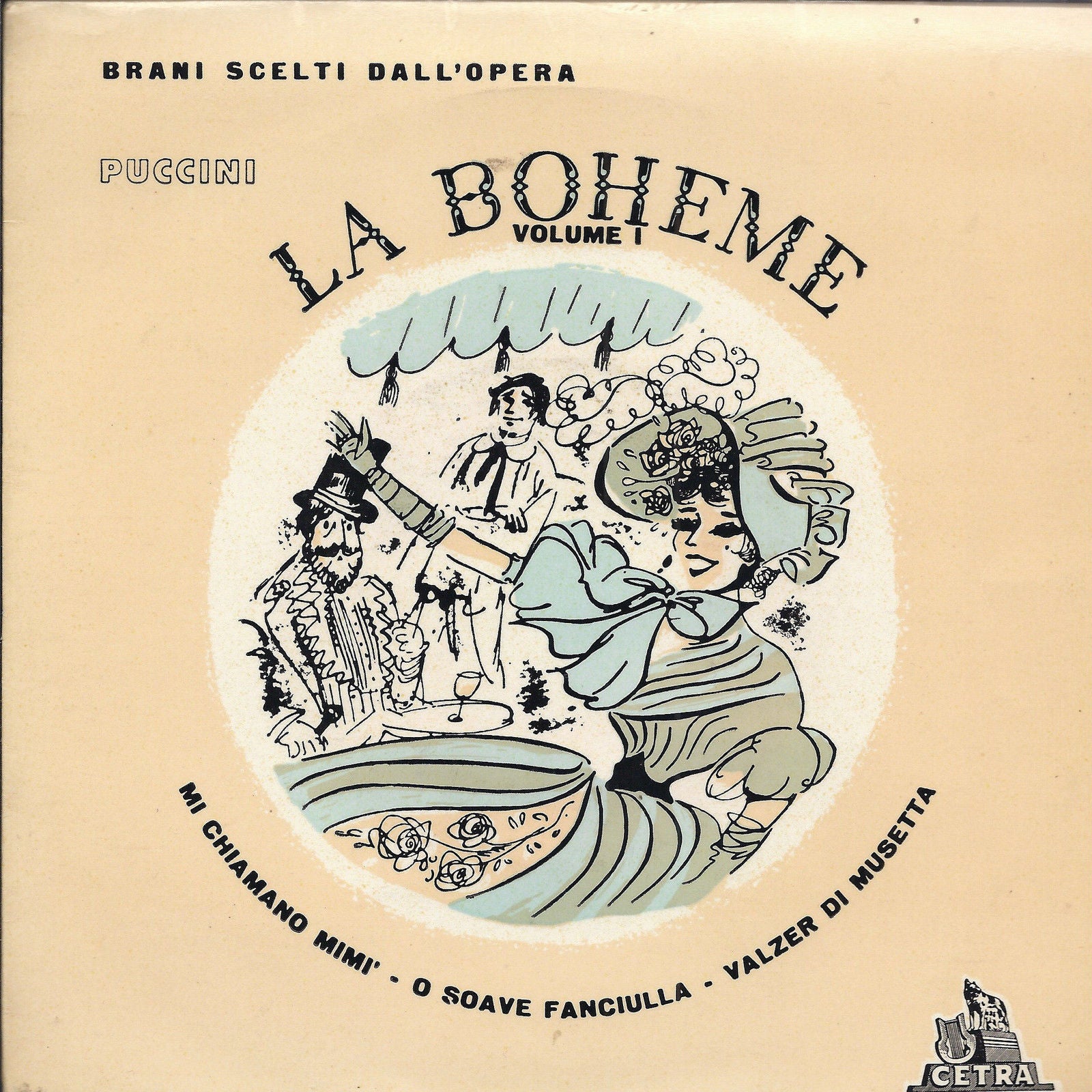 LA BOHEME ( Puccini ) - BRANI SCELTI - VOL. I # ORCH. SINF. RAI - dir G. Santini