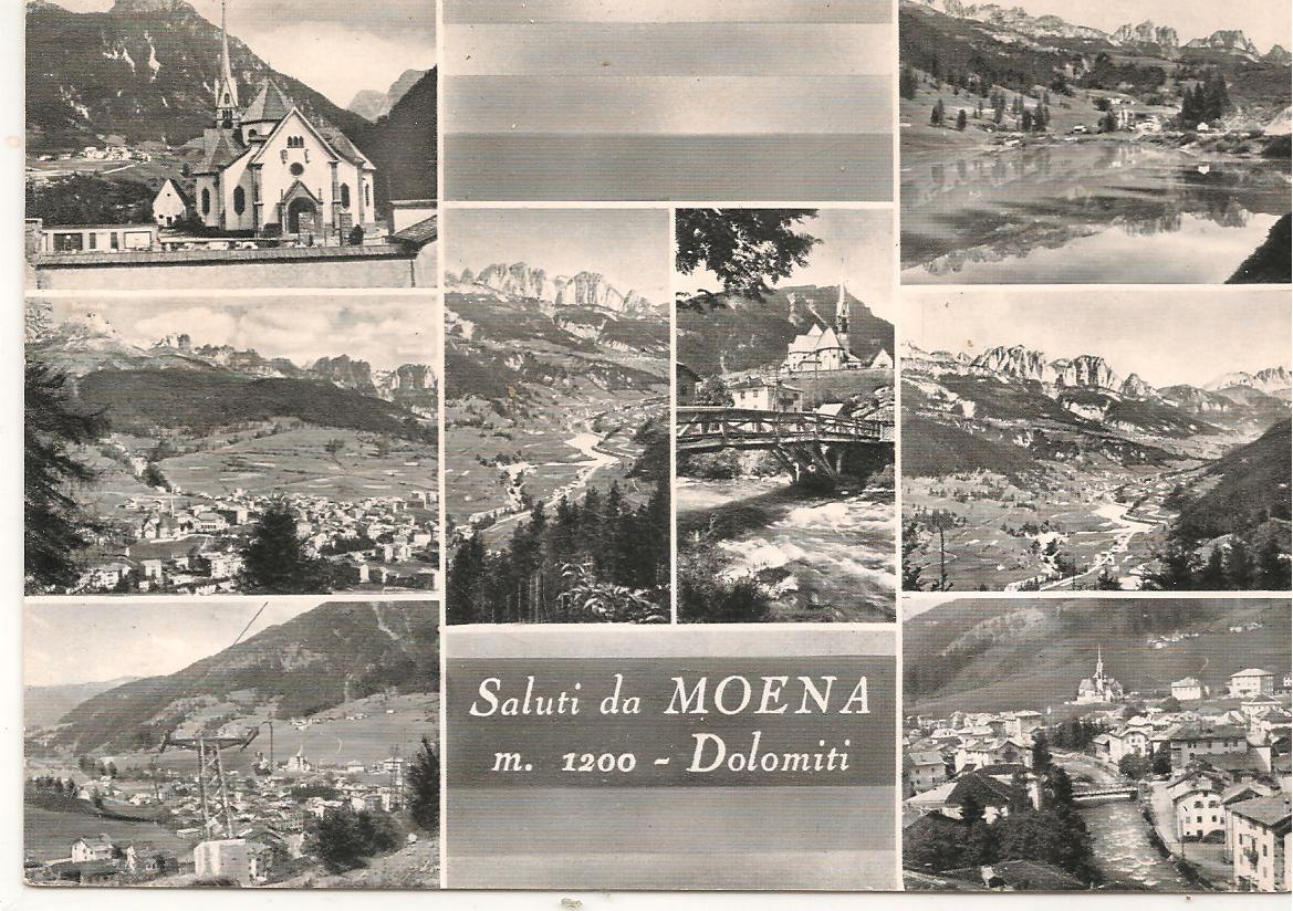 SALUTI DA MOENA - 8 VEDUTINE - V1958