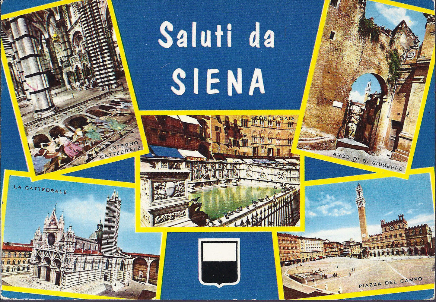 SIENA - SALUTI - 5 VEDUTINE - V1972