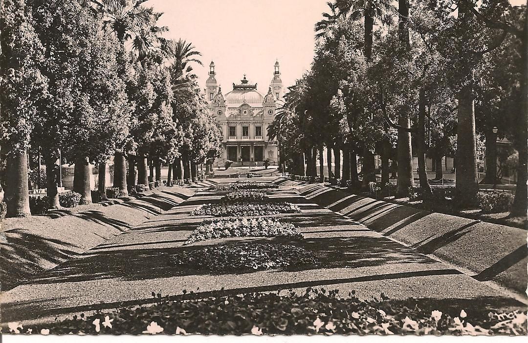 MONTECARLO - GIARDINO E CASINO' - V1951