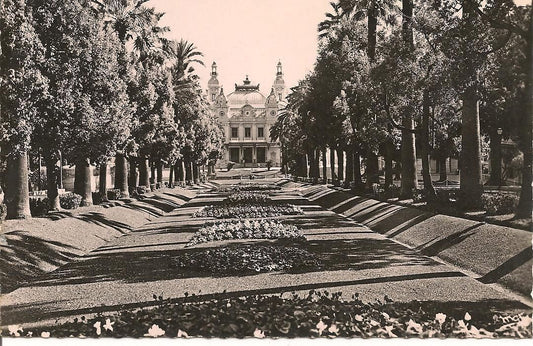 MONTECARLO - GIARDINO E CASINO' - V1951
