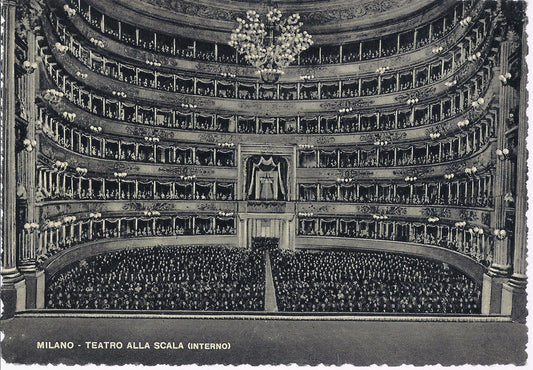 MILANO - TEATRO ALLA SCALA (INTERNO) - NV