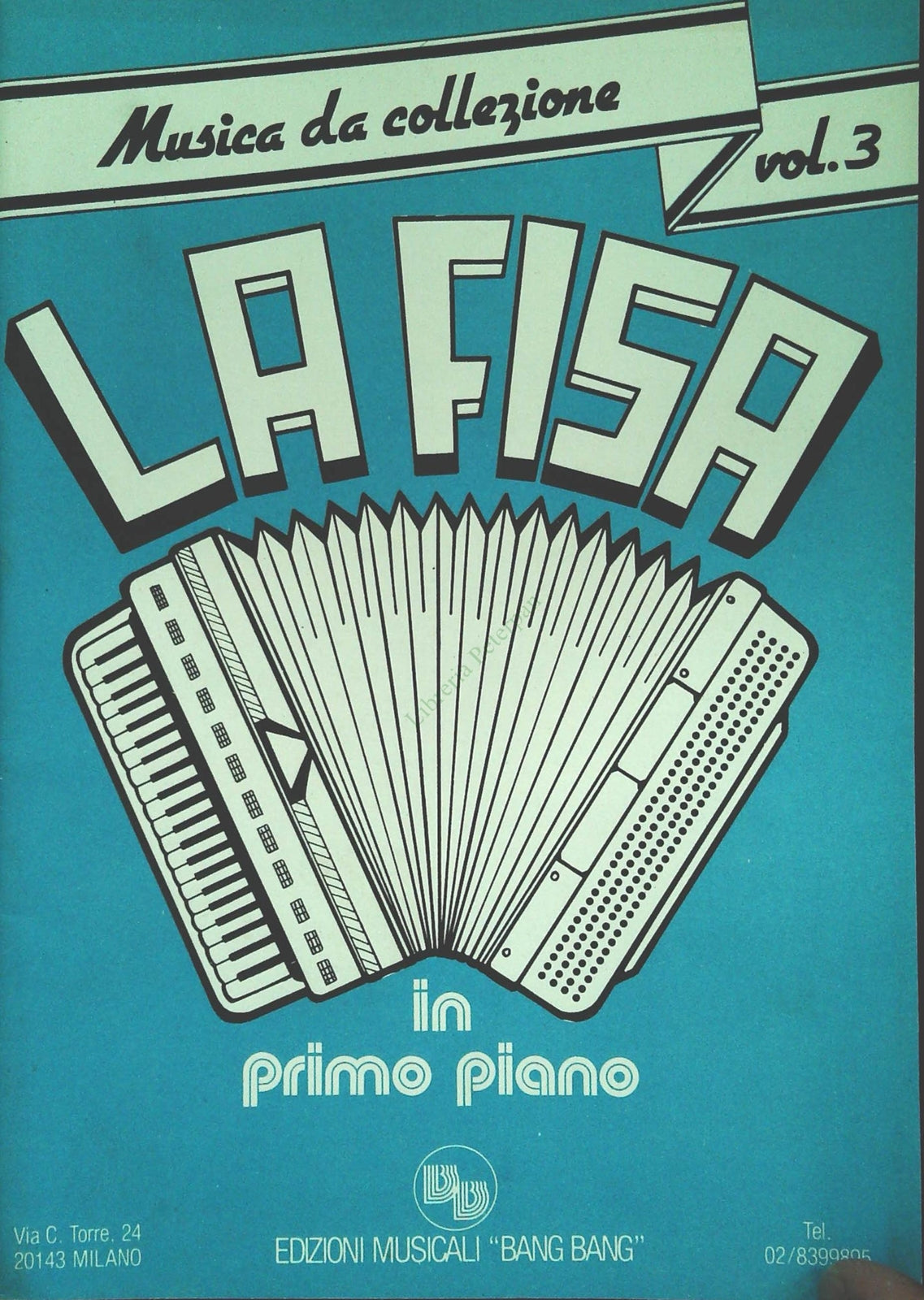 MUSICA DA COLLEZIONE - LA FISA- 32 BRANI - SPARTITO- SHEET MUSIC