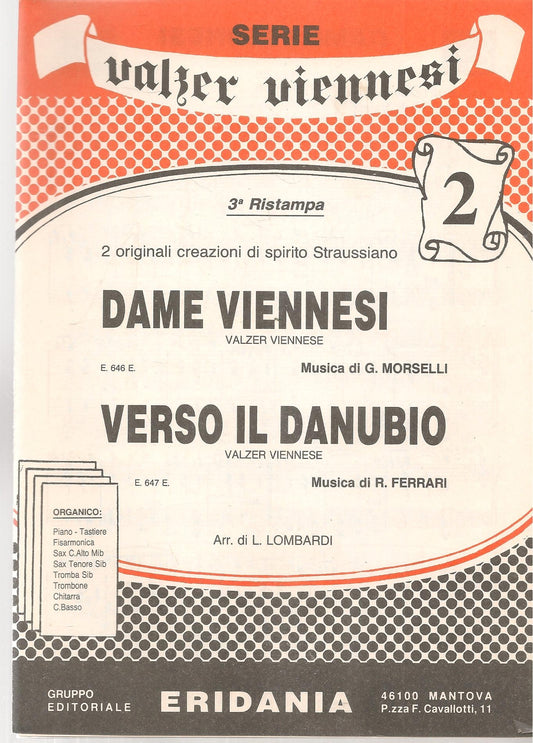 DAME VIENNESI.valzer - VERSO IL DANUBIO.valzer - SPARTITOSHEET MUSIC