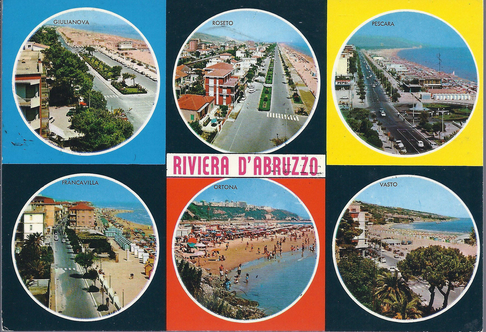 RIVIERA D'ABRUZZO - 6 VEDUTE - V1985
