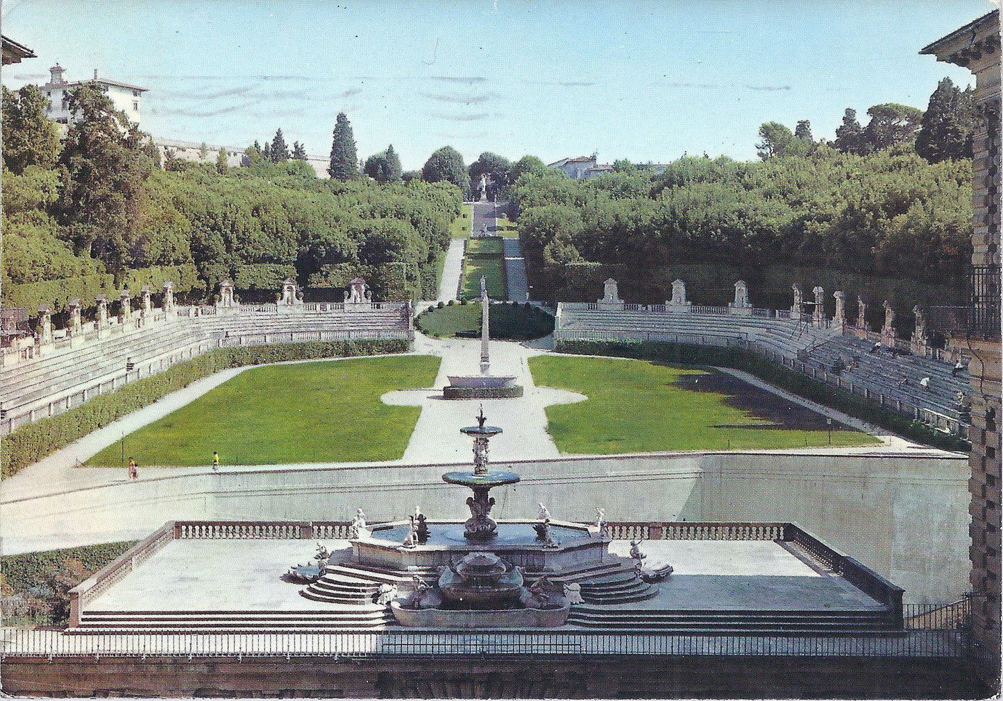 FIRENZE - GIARDINO DI BOBOLI - ANFITEATRO - V 1966 - FG