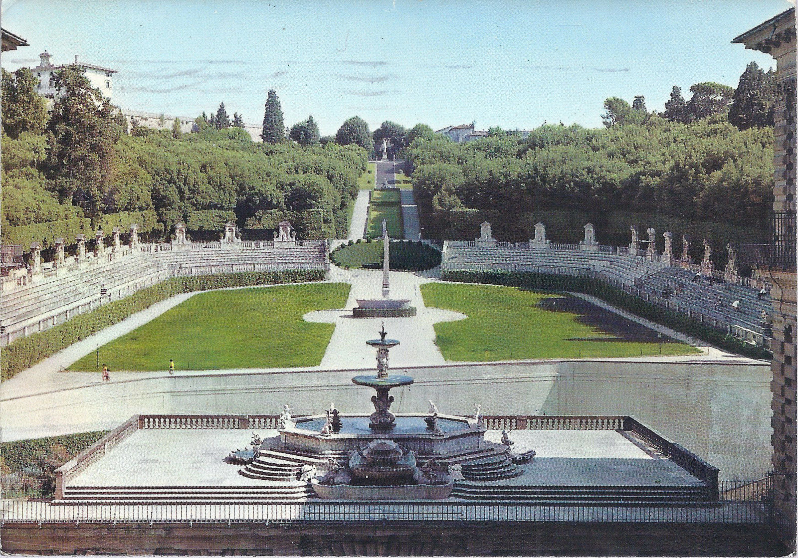 FIRENZE - GIARDINO DI BOBOLI - ANFITEATRO - V 1966 - FG