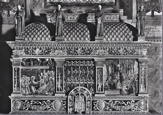 BOLOGNA - BASILICA DI S. FRANCESCO - URNA CON CORPI DI SANTI