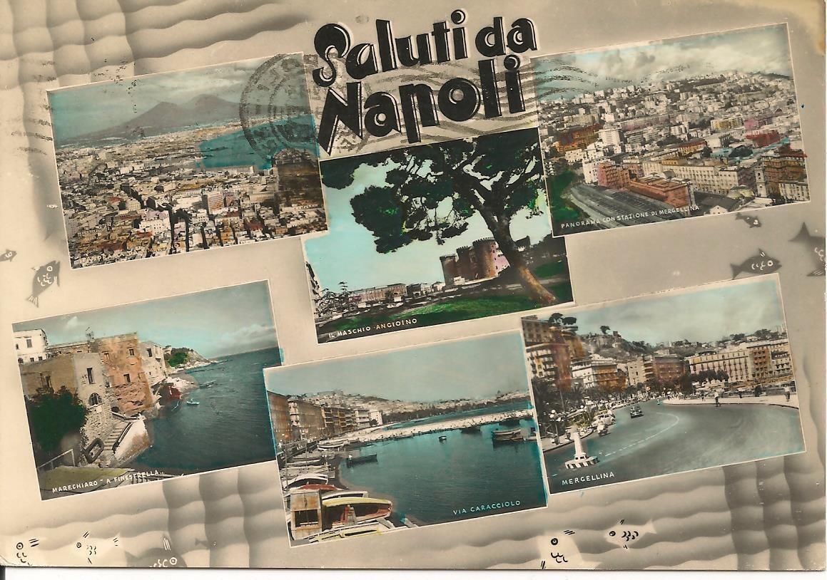 NAPOLI - 6 VEDUTE - V1957