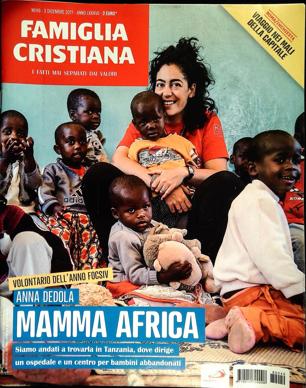 FAMIGLIA CRISTIANA - 3 DICEMBRE 2017 - MAMMA AFRICA