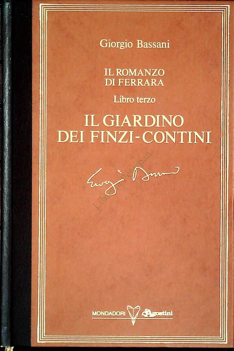 IL GIARDINO DEI FINZI CONTINI - GIORGIO BASSANI - 1986 - OUTLET DEL LIBRO