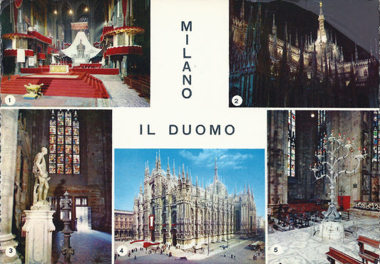 MILANO - IL DUOMO - 5 VEDUTE - NV