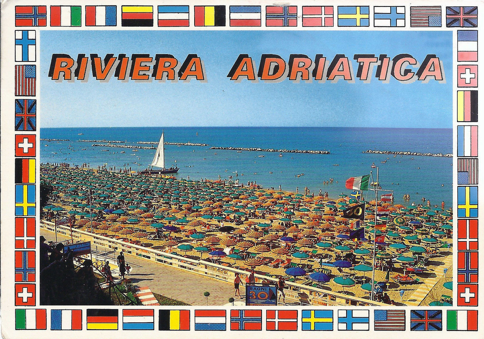 RIVIERA ADRIATICA - LA SPIAGGIA - V1995