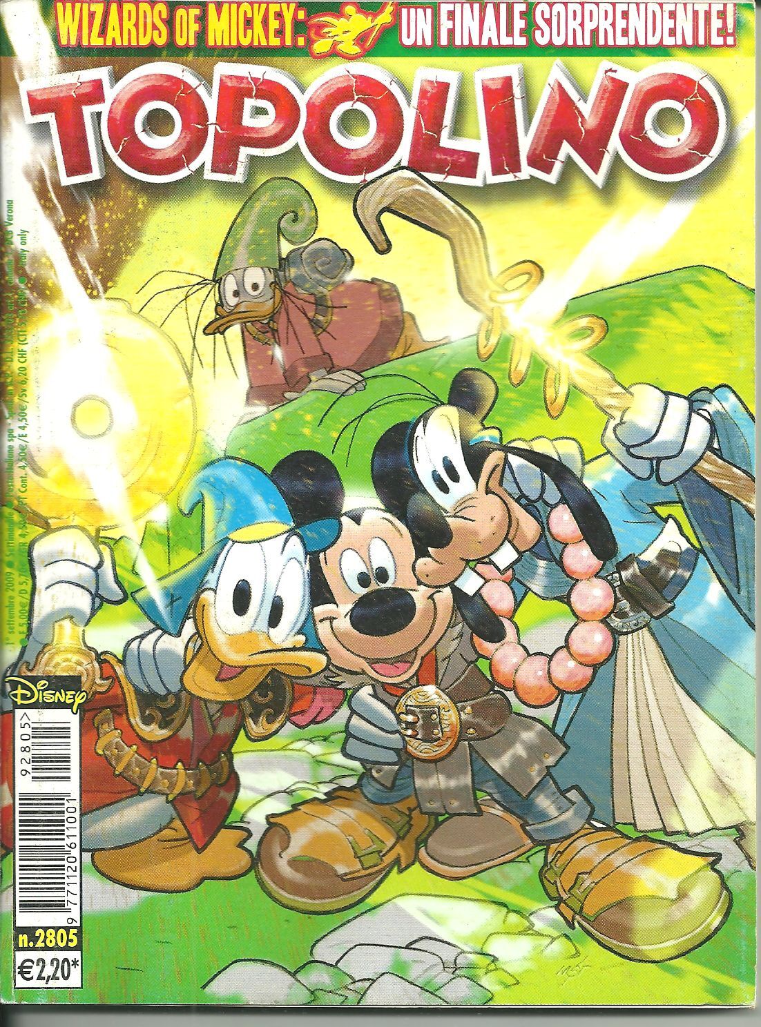 TOPOLINO N. 2805 - 1 SETTEMBRE 2009