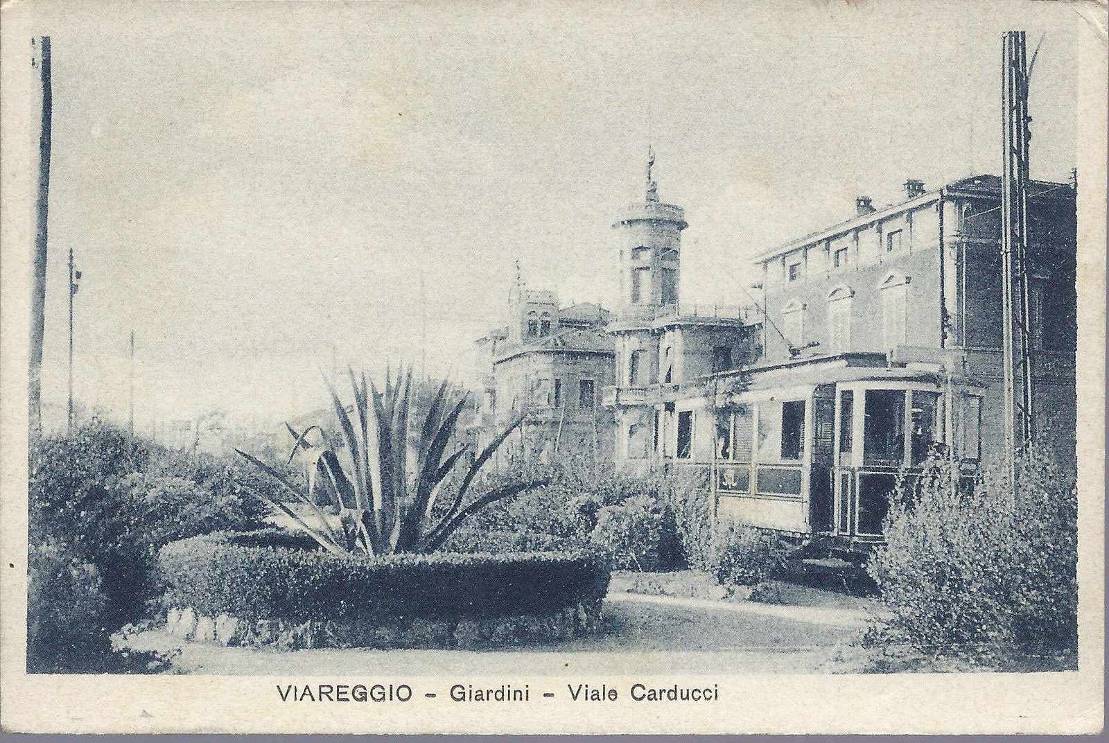 VIAREGGIO - GIARDINI - VIALE CARDUCCI - NV - FP - TRAM