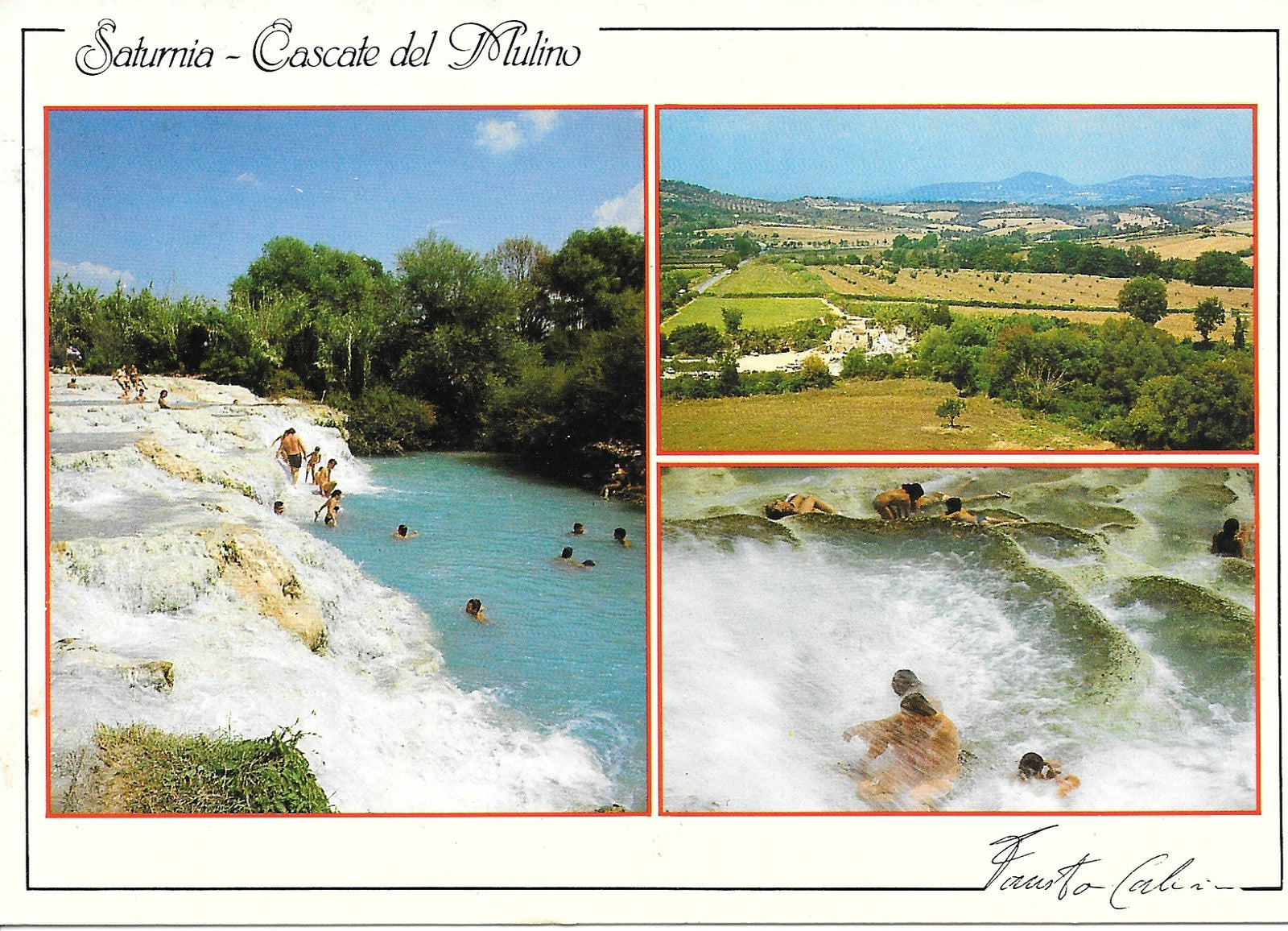 SATURNIA - CASCATE DEL MULINO - 3 VEDUTE - V1988