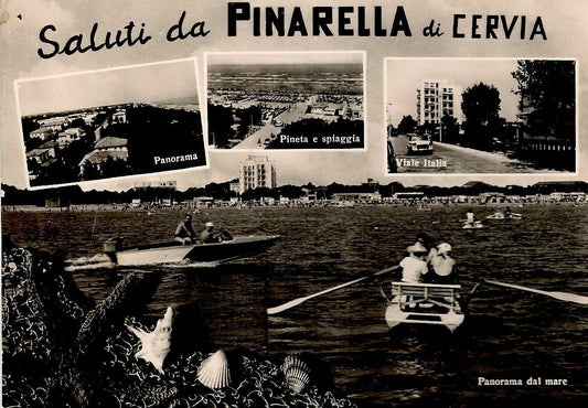 SALUTI DA PINARELLA DI CERVIA - V1962