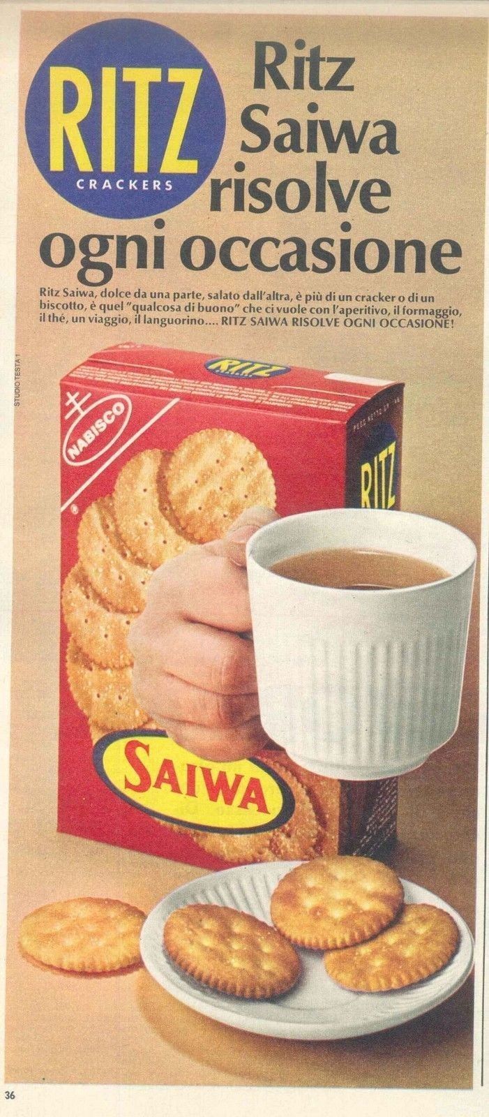 RITZ SAIWA - ALIMENTARE - ADVERSITING
