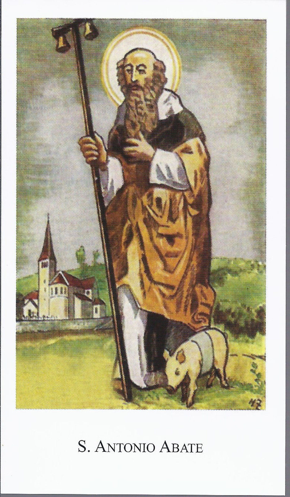 S. ANTONIO ABATE - SANTINO - AS014-056 - Ed. Paco