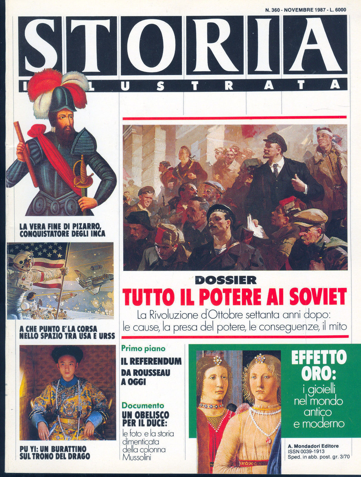 STORIA ILLUSTRATA N 360 - NOVEMBRE 1987