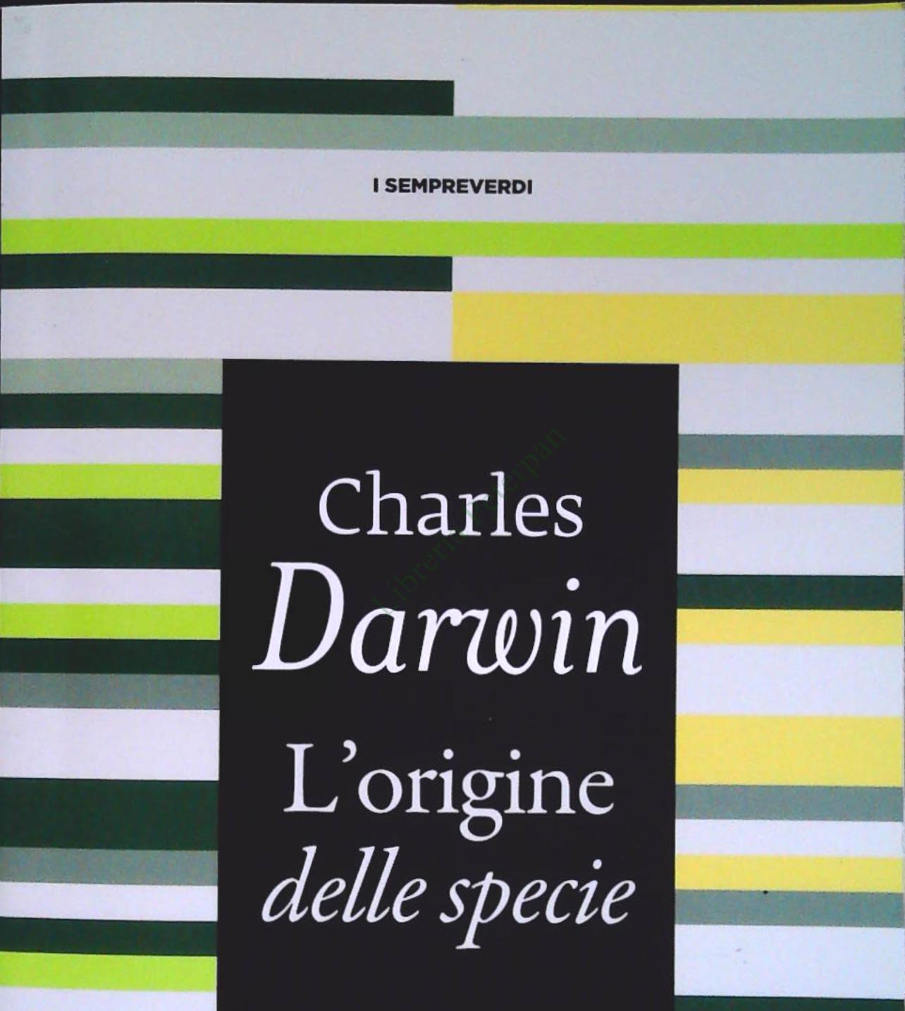 L'ORIGINE DELLA SPECIE - CHARLES DARWIN