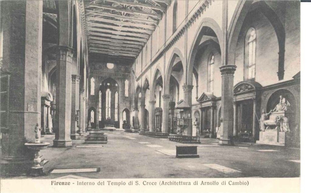 FIRENZE - INTERNO TEMPIO DI S. CROCE