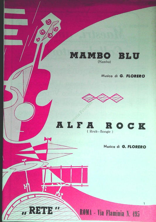 MAMBO BLU mambo - ALFA ROCK rock-boogie - SPARTITO-SHEET MUSIC