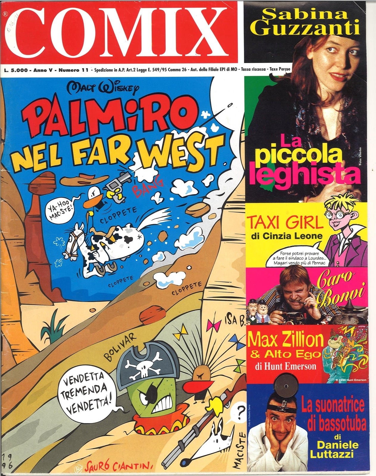 COMIX ANNO V - NUMERO 11 NOVEMBRE 1996