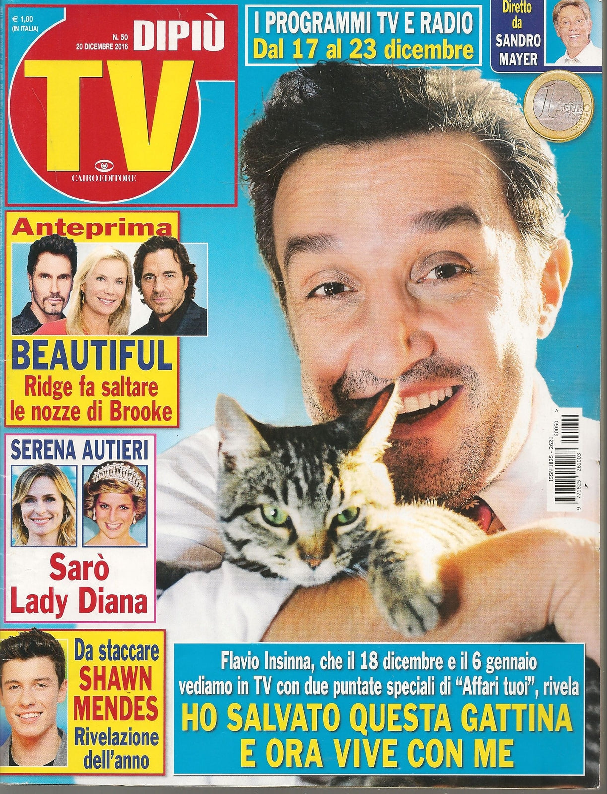 DIPIU' TV N. 50 - 20 DICEMBRE 2016 FLAVIO INSINNA SERENA AUTIERI SHAW MENDES