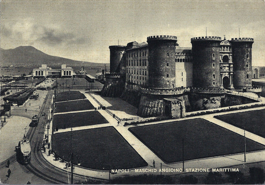 NAPOLI - MASCHIO ANGIOINO E STAZIONE MARITTIMA - NV - TRAM