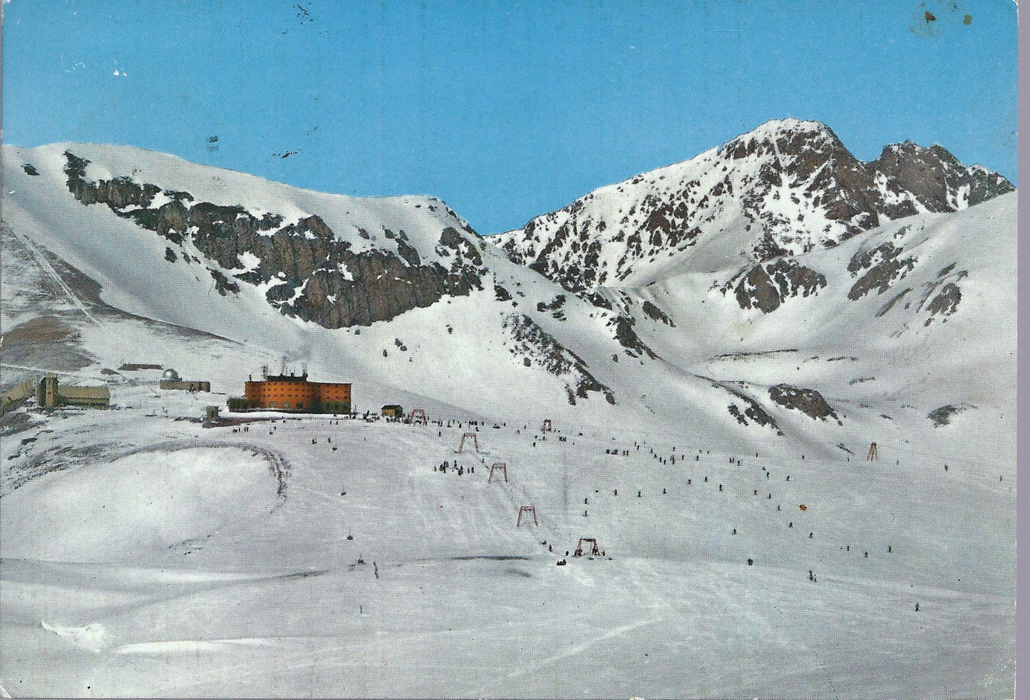 L'AQUILA - CAMPO IMPERATORE - ALBERGO E CAMPI DI SCI -