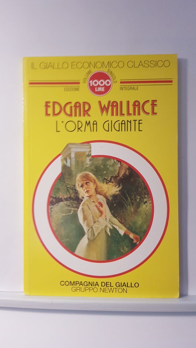 L'ORMA GIGANTE - EDGAR WALLACE - COMPAGNA DEL GIALLO N. 8