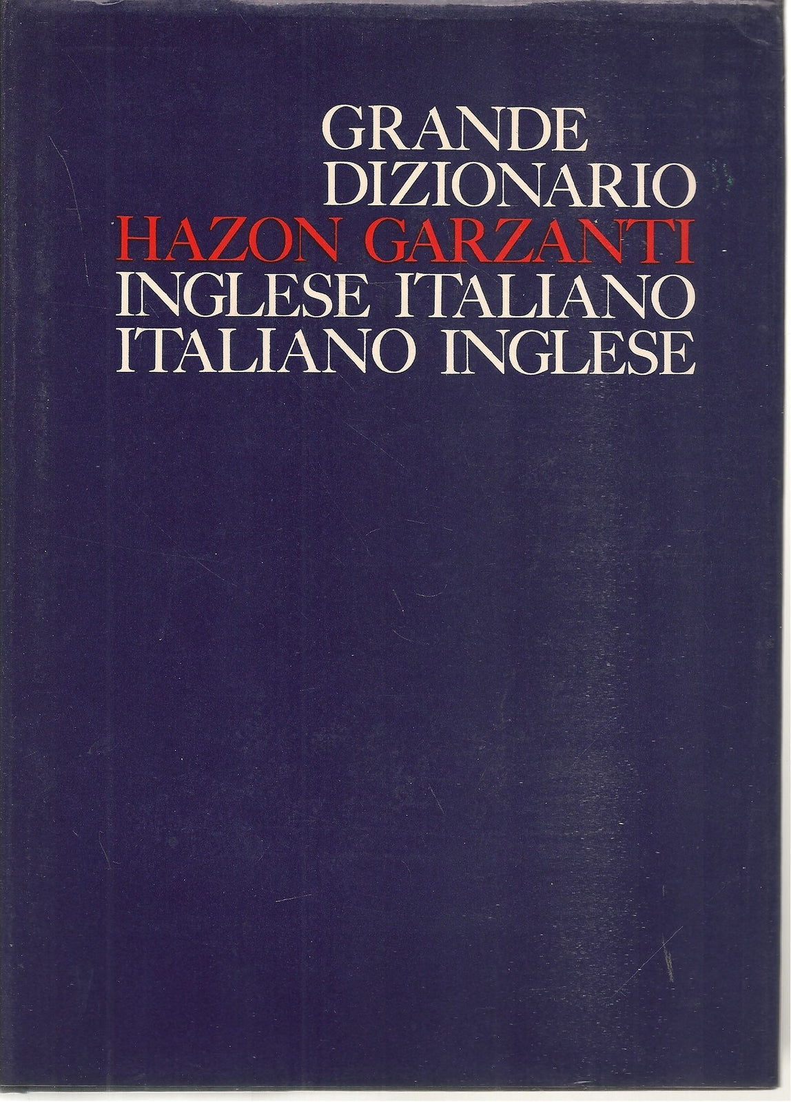 DIZIONARIO INGLESE-ITALIANO HAZON 1978