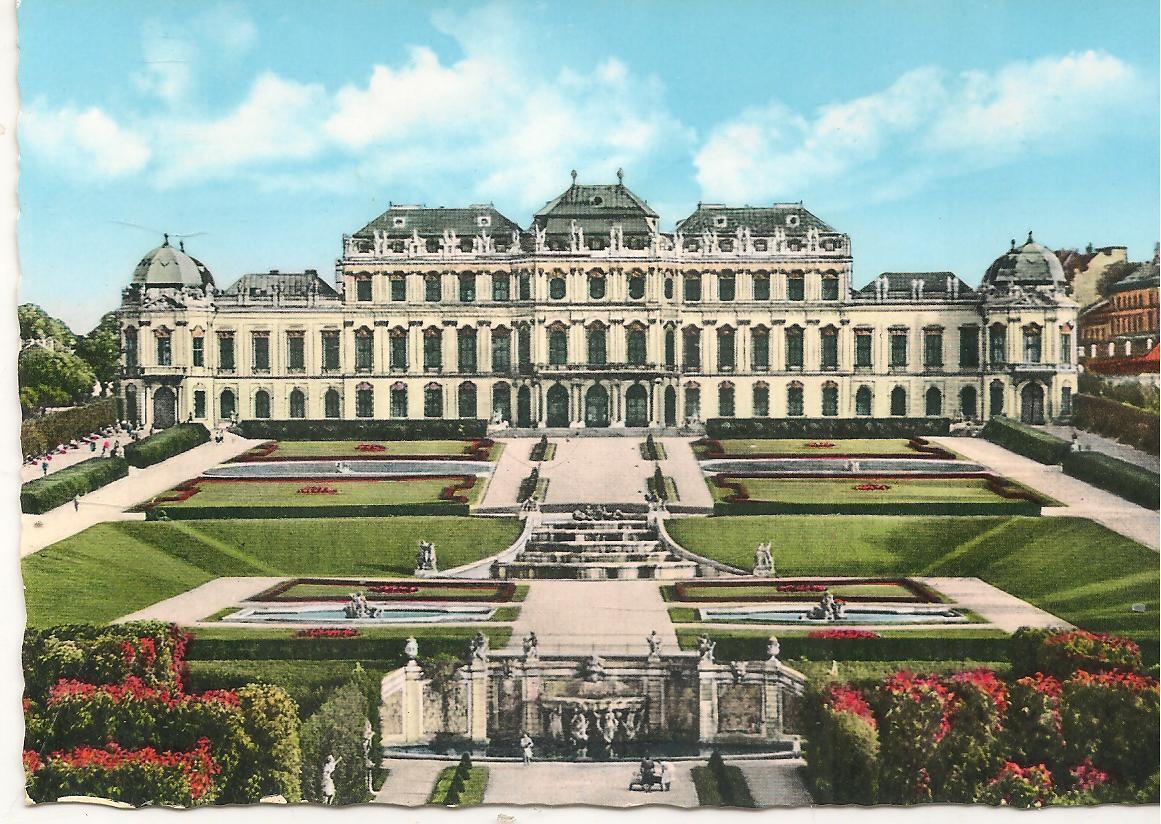 WIEN - BELVEDERE - NV - ACQUARELLATA
