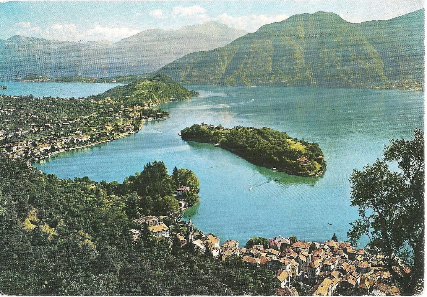ISOLA COMACINA - LAGO DI COMO - PANORAMA - V1995