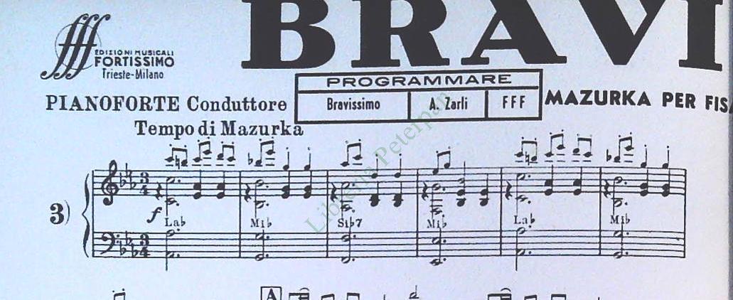 ATHOS ZARLI. SERIE CAMAPOGNOLA - 4 BRANI - SPARTITO-SHEET MUSIC