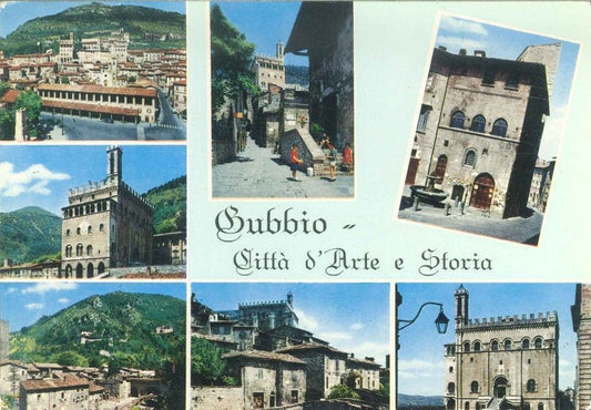 GUBBIO - SETTE VEDUTINE - V1968