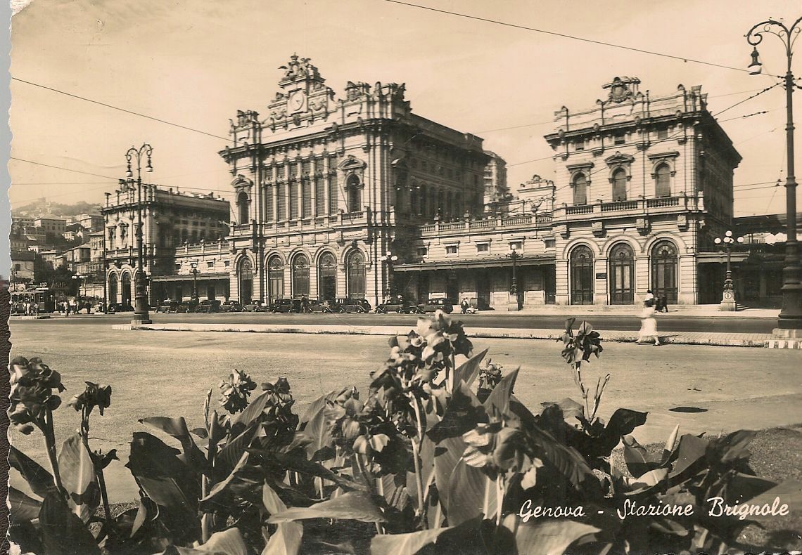 GENOVA - STAZIONE BRIGNOLE - V1954