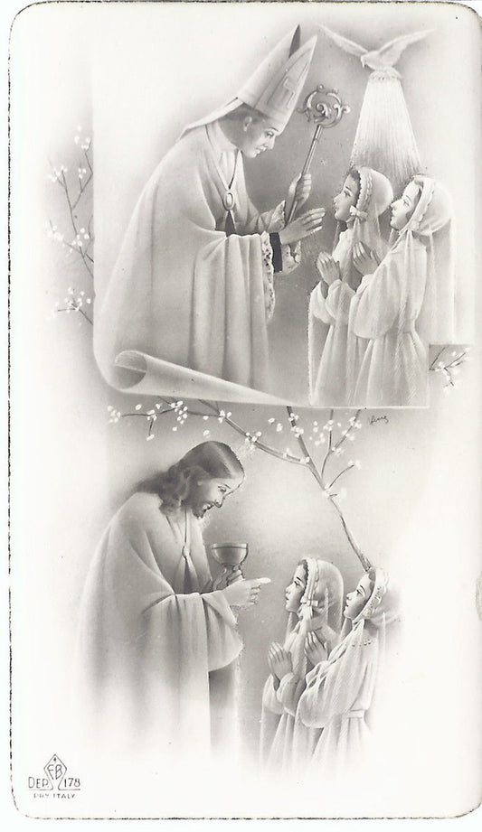 SANTINO - GESU' - PRIMA COMUNIONE E CRESIMA - senza dat