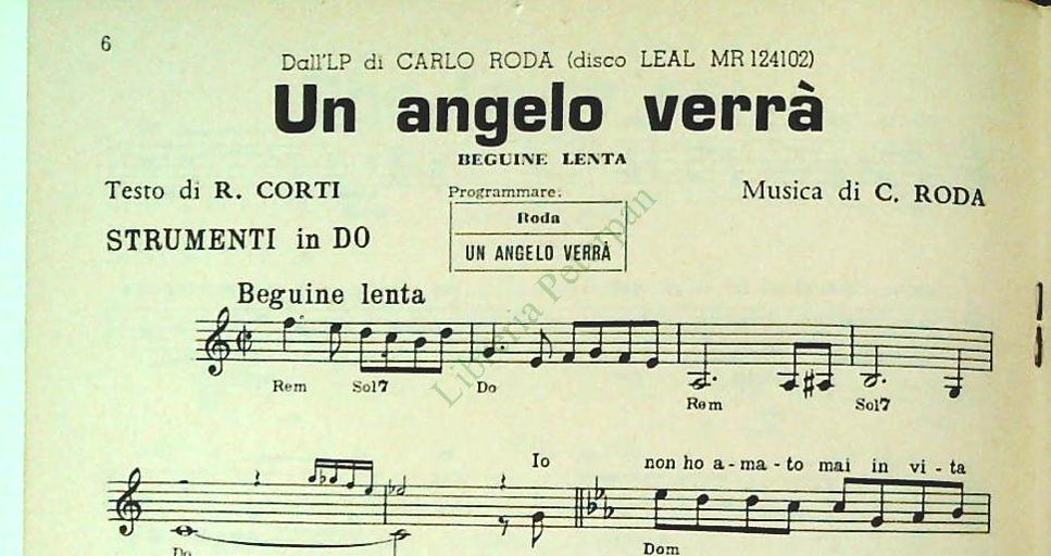 CANZONI D'AMORE - QUATTRO BRANI - SPARTITO-SHEET MUSIC