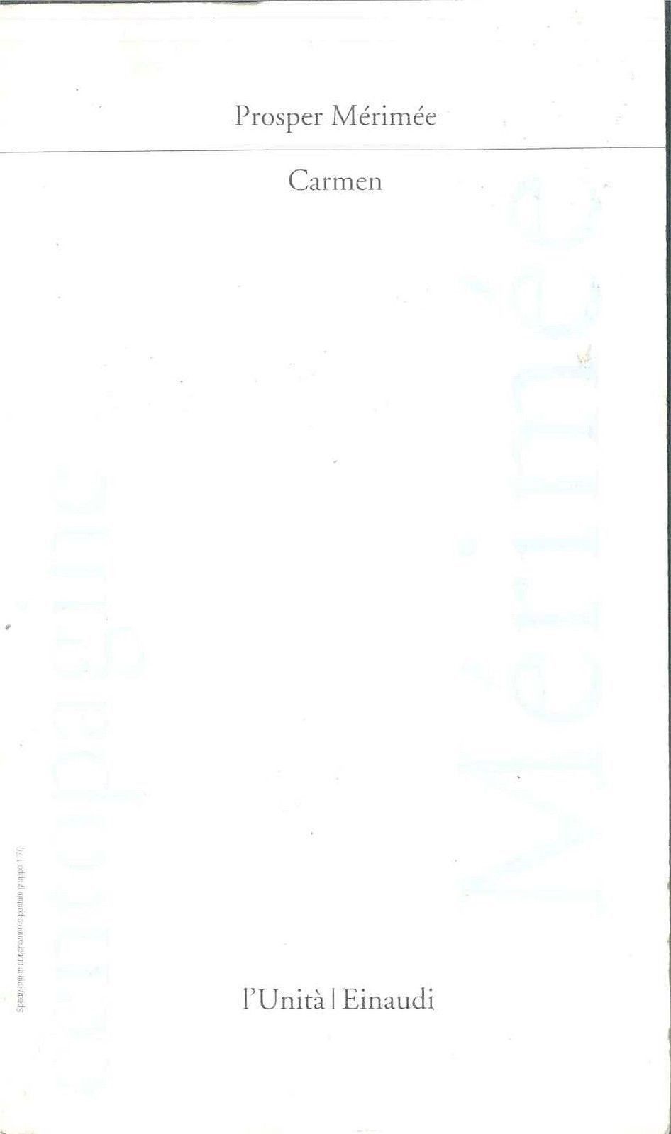 CARMEN - PROSPER MERIMEE