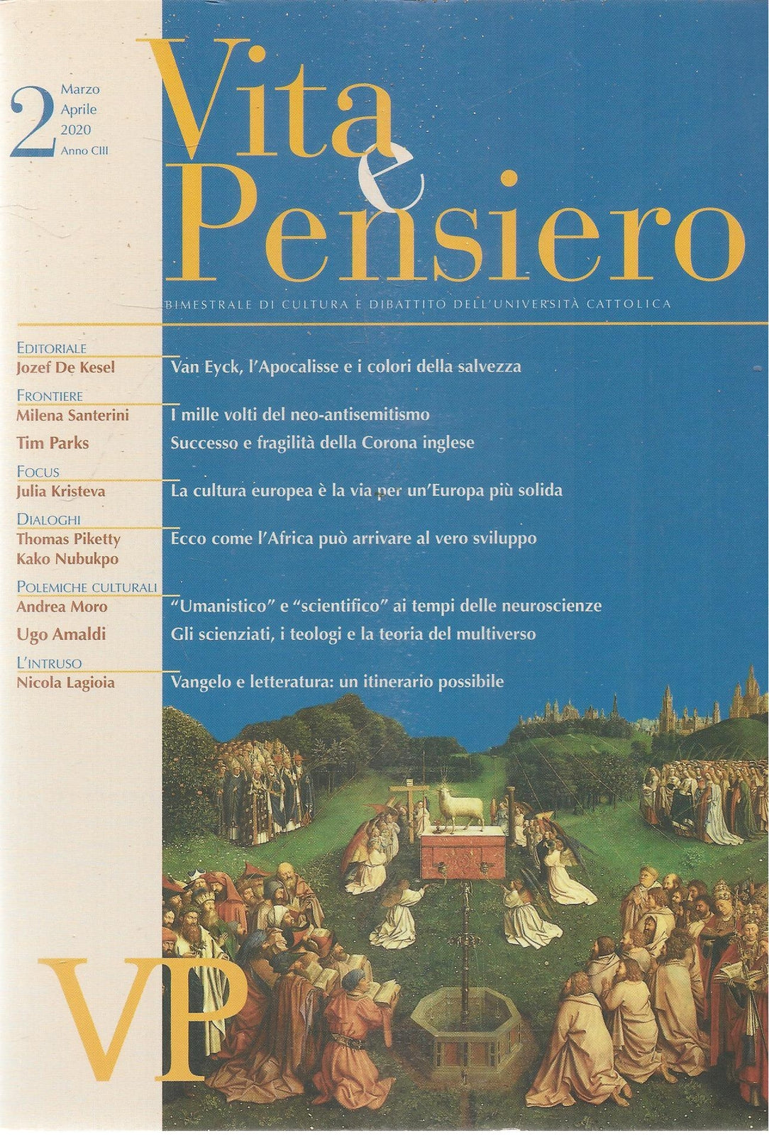 VITA E PENSIERO MARZO-APRILE 2020