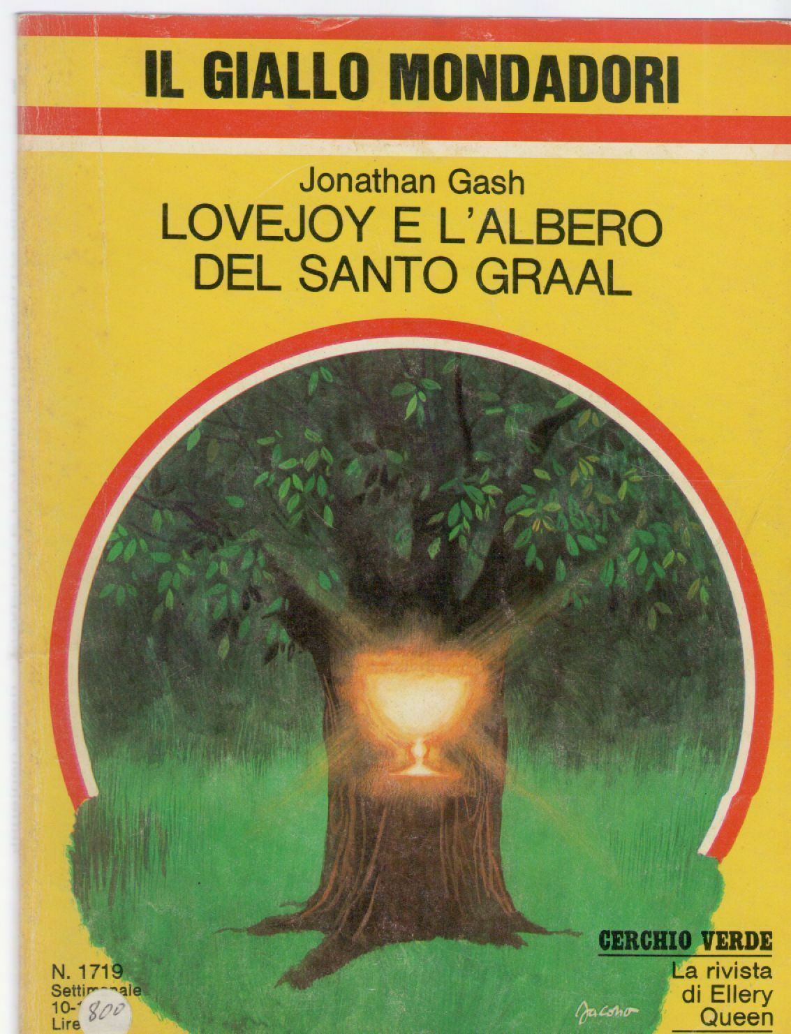 LOVEJOY E L'ALBERO DEL SANTO GRAAL - JOPNATHAN GASH