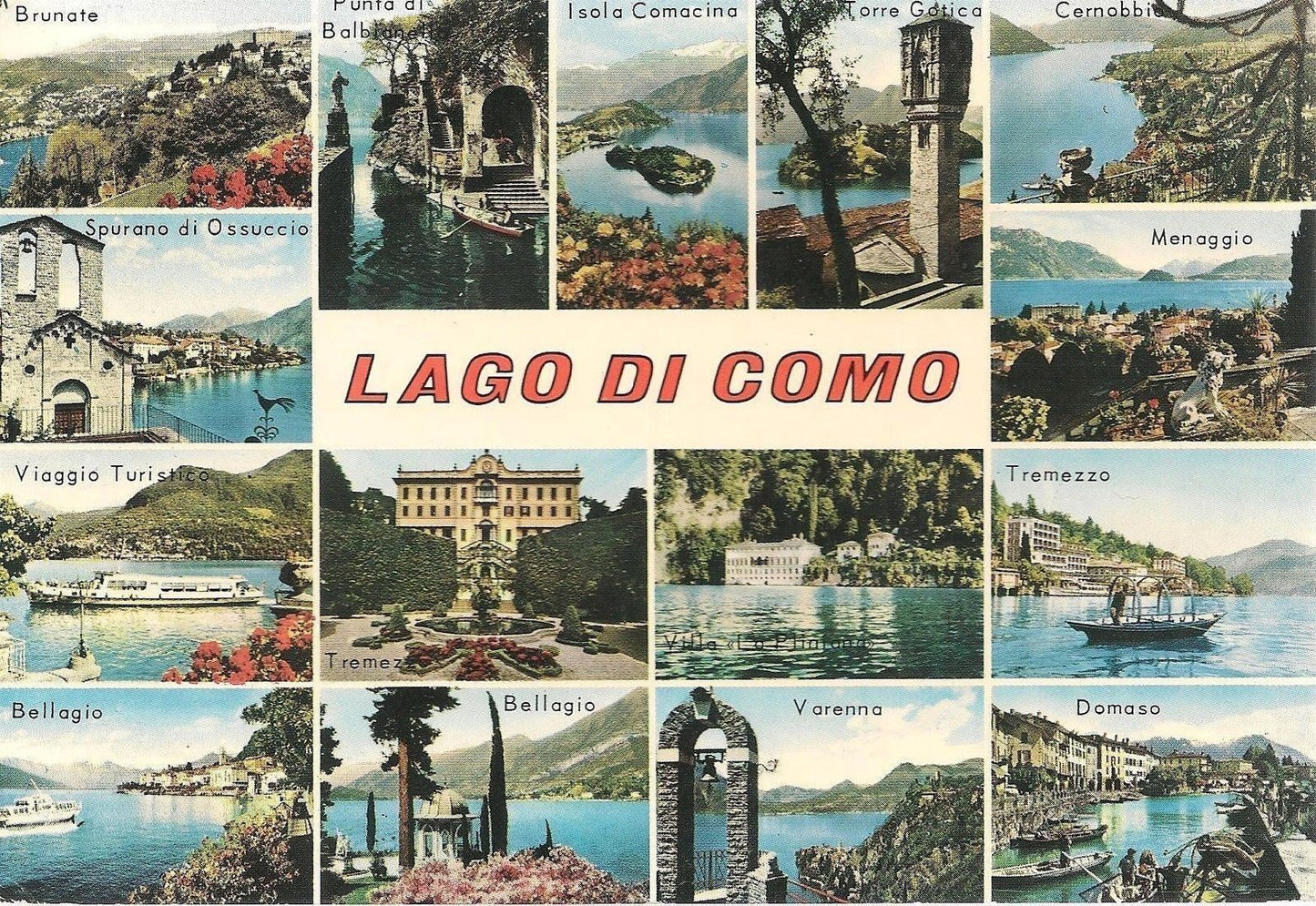 LAGO DI COMO - 15 VEDUTINE - V1973