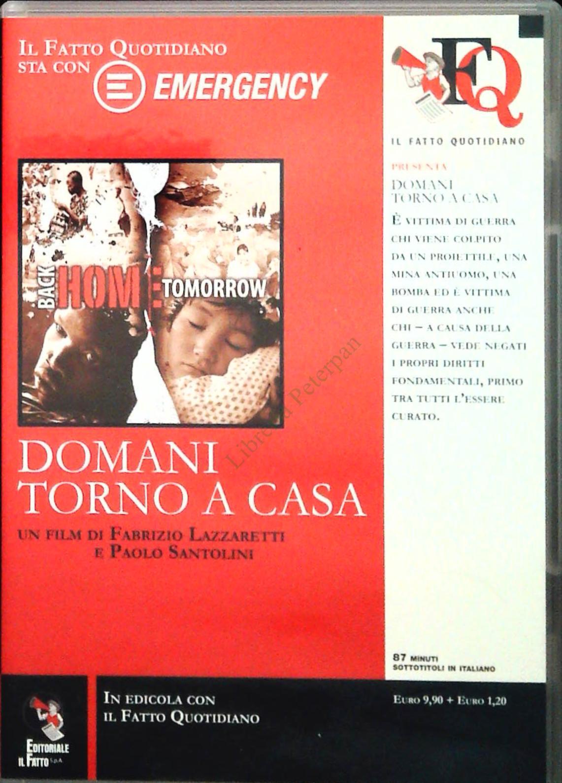 DOMANI TORNO A CASA - DVD