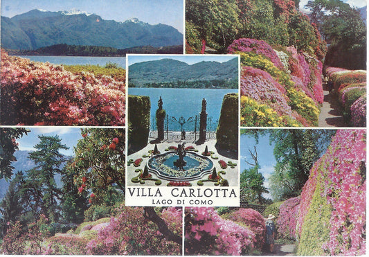 LAGO DI COMO - VILLA CARLOTTA - 5 VEDUTE - NV - FG
