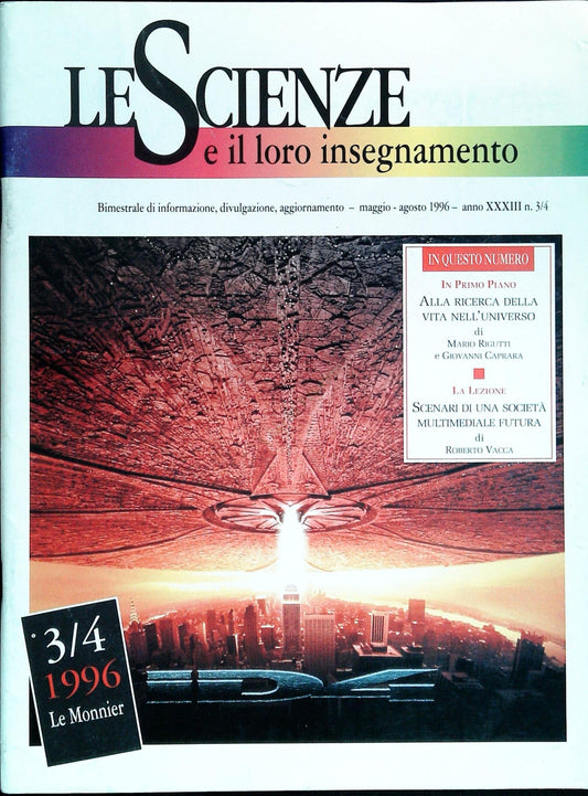 LE SCIENZE E IL LORO INSEGNAMENTO N. 3-4 1996 - RICERCA DELLA VITA NELL'UNIVERSO