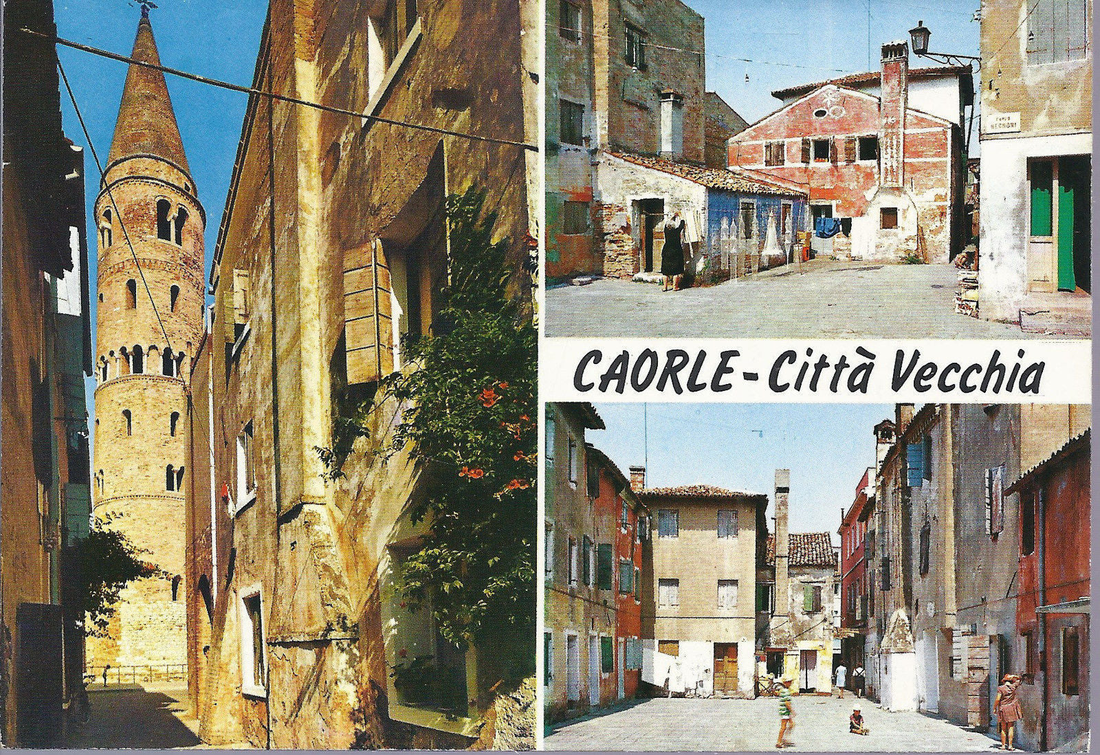CAORLE - CITTA' VECCHIA - 3 VEDUTE - V 1975 - FG