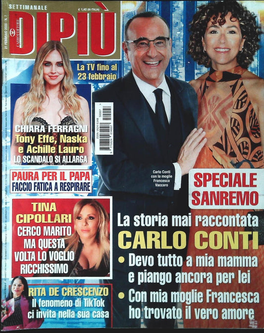 DI PIU' 21 FEBBRAIO 2025 - CARL OCONTI-TINA CIPOLLARI-FERRAGNI-RITA DE CRESCENZO
